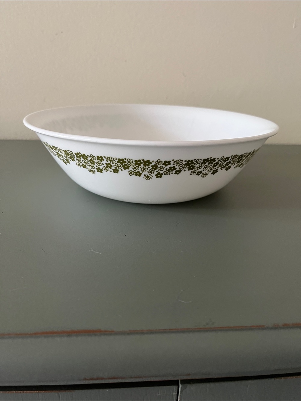 Vintage Corelle Spring Blossom “Crazy Daisy” Vegetable Serving Bowl